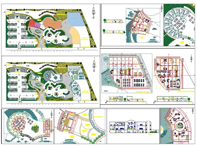Ecotourism Complex - Aquarium 18 [DWG]