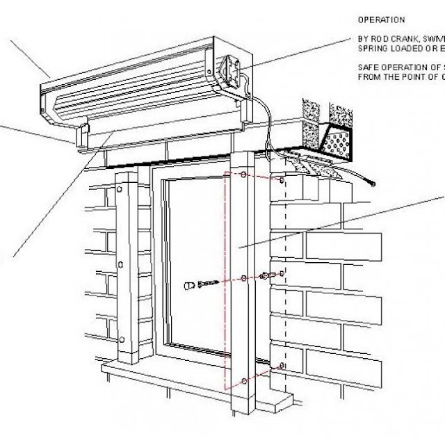 Aluminium Roller Shutters dwg