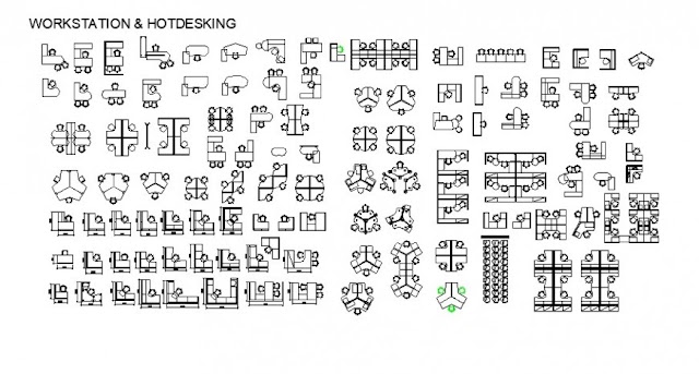 TABLE AND CHAIR 2D VIEW DRAWING IN AUTOCAD