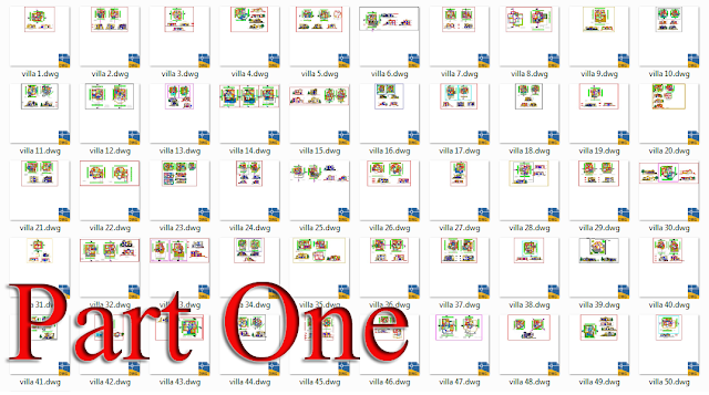 25 Villa Designs In DWG Files | Part One