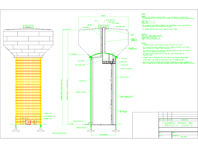 Composite Elevated Storage Tank