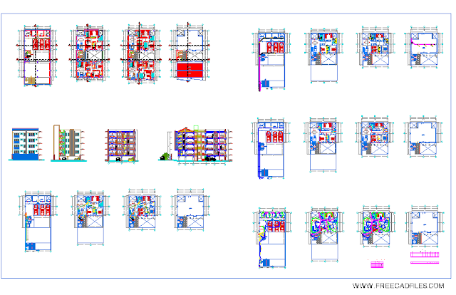 Condominium Apartment Building [DWG]