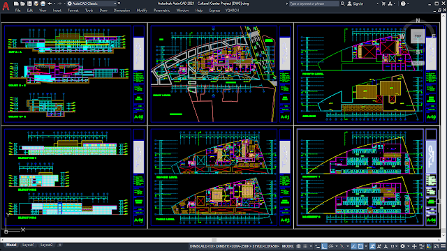 Cultural Center Project [DWG]
