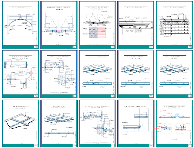 Detail False Ceiling DWG