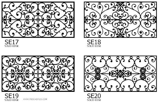  Iron Screen DWG File