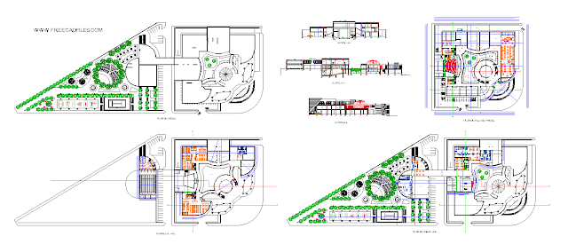 Plans of Cultural center  Cultural centers, exhibition rooms museums, and stands