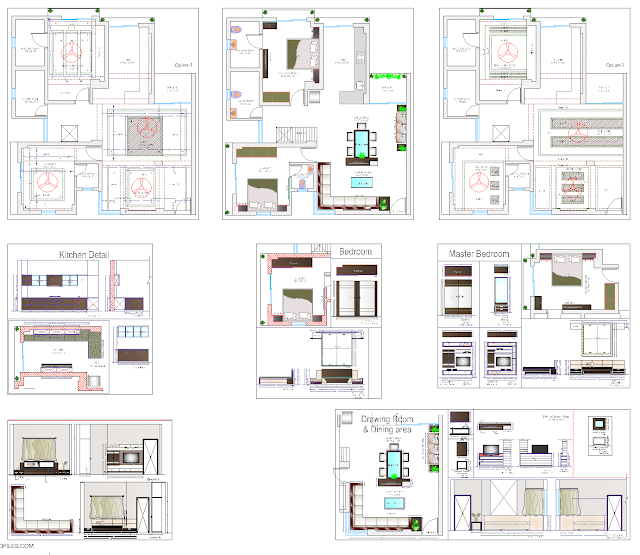 Apartment Interiors Detail [DWG]