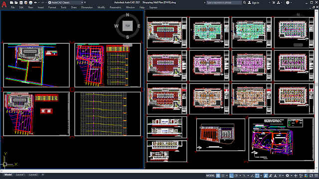Shopping Mall Plan [DWG]