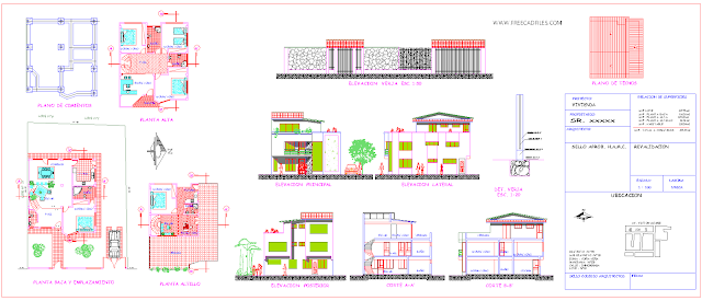 Small chalet DWG