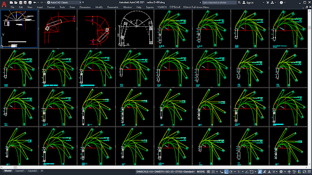 VARIOUS VEHICLE TURNING RADIUS /CIRCLES [DWG, PDF]