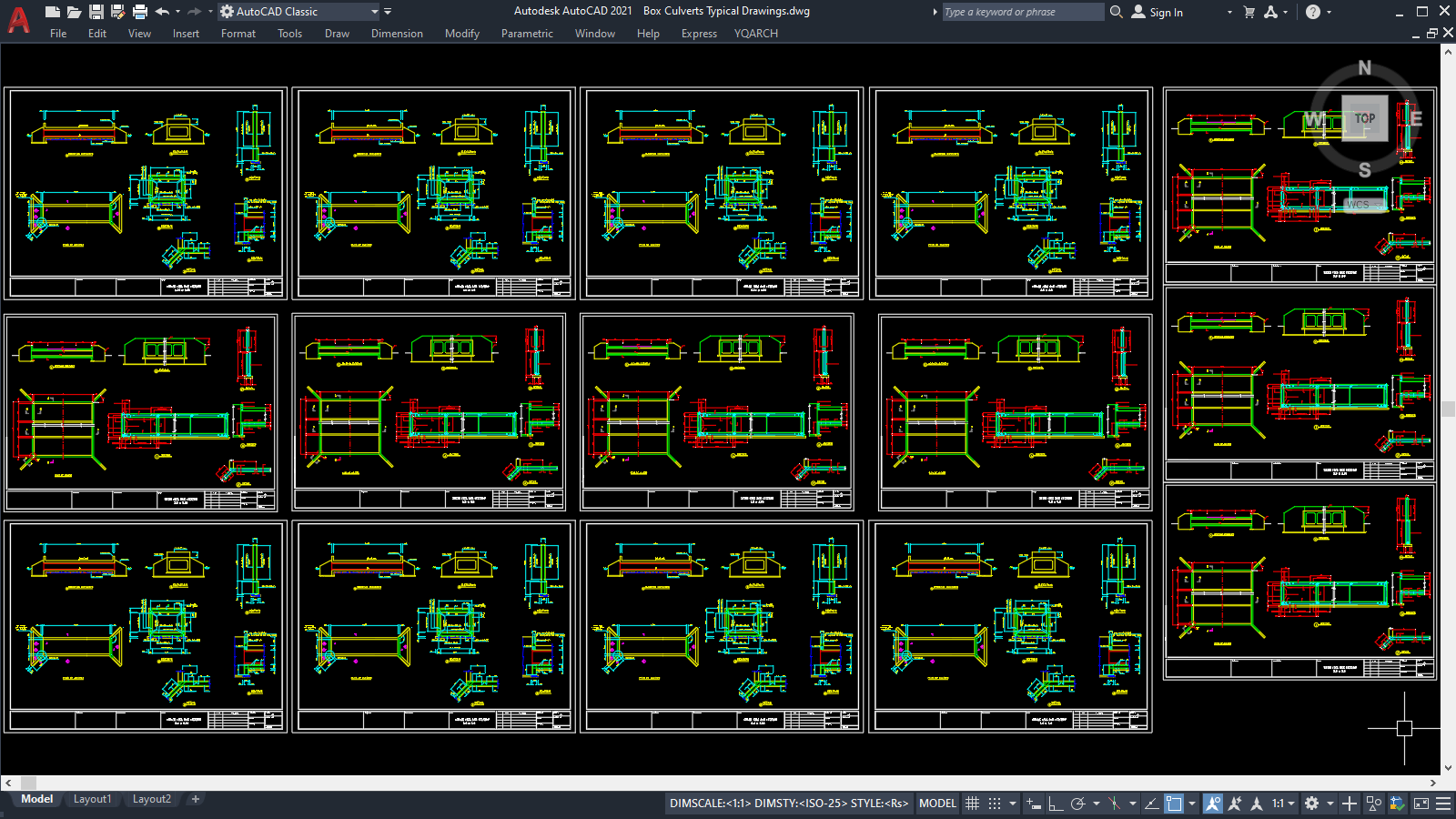 RCC Box Culvert [DWG]