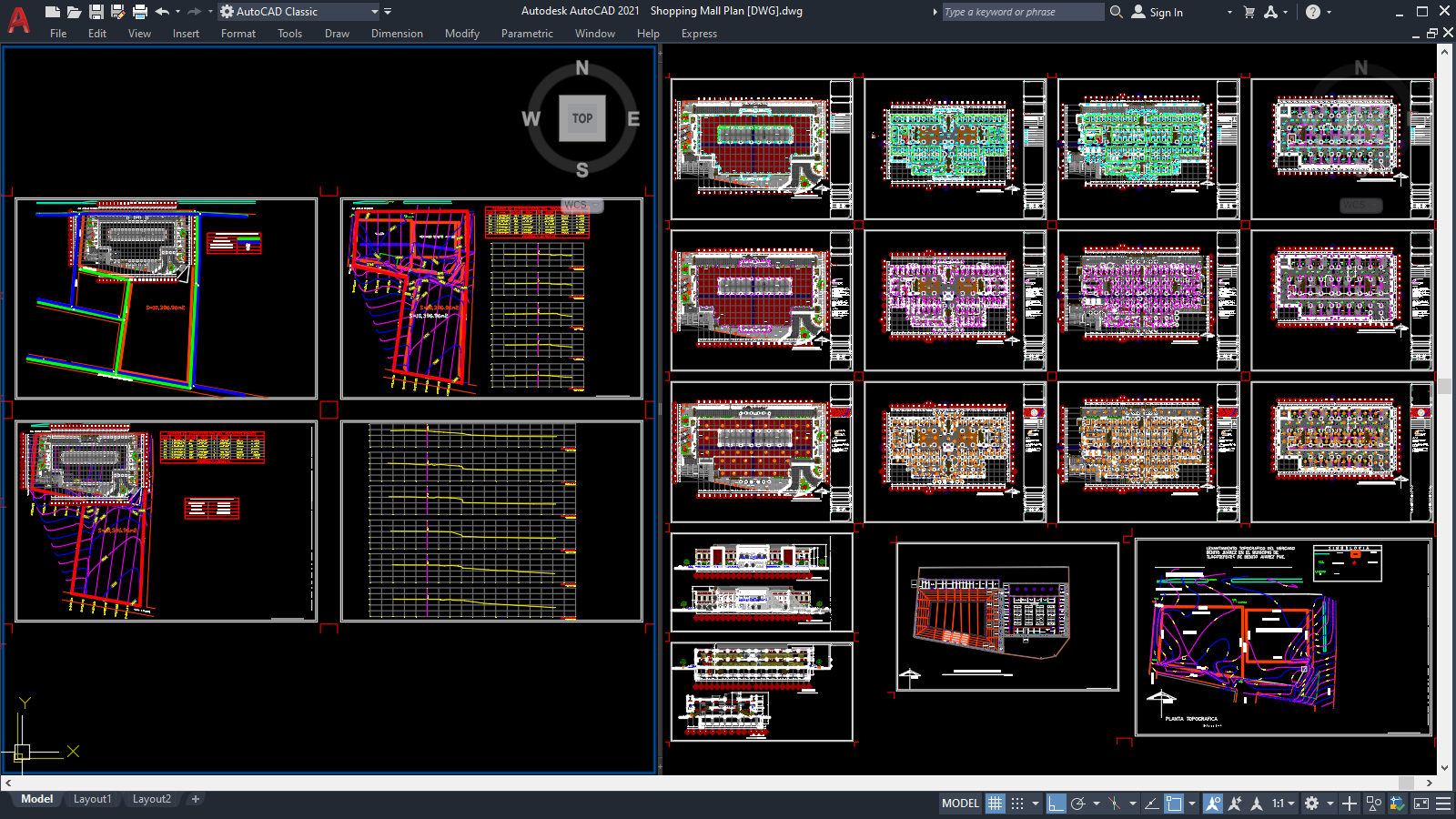 Shopping Mall Plan [DWG]